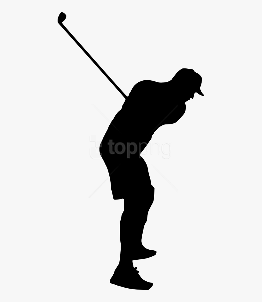Golfer Silhouette Png - Golf Silhouette Transparent, Png Download, Free Download