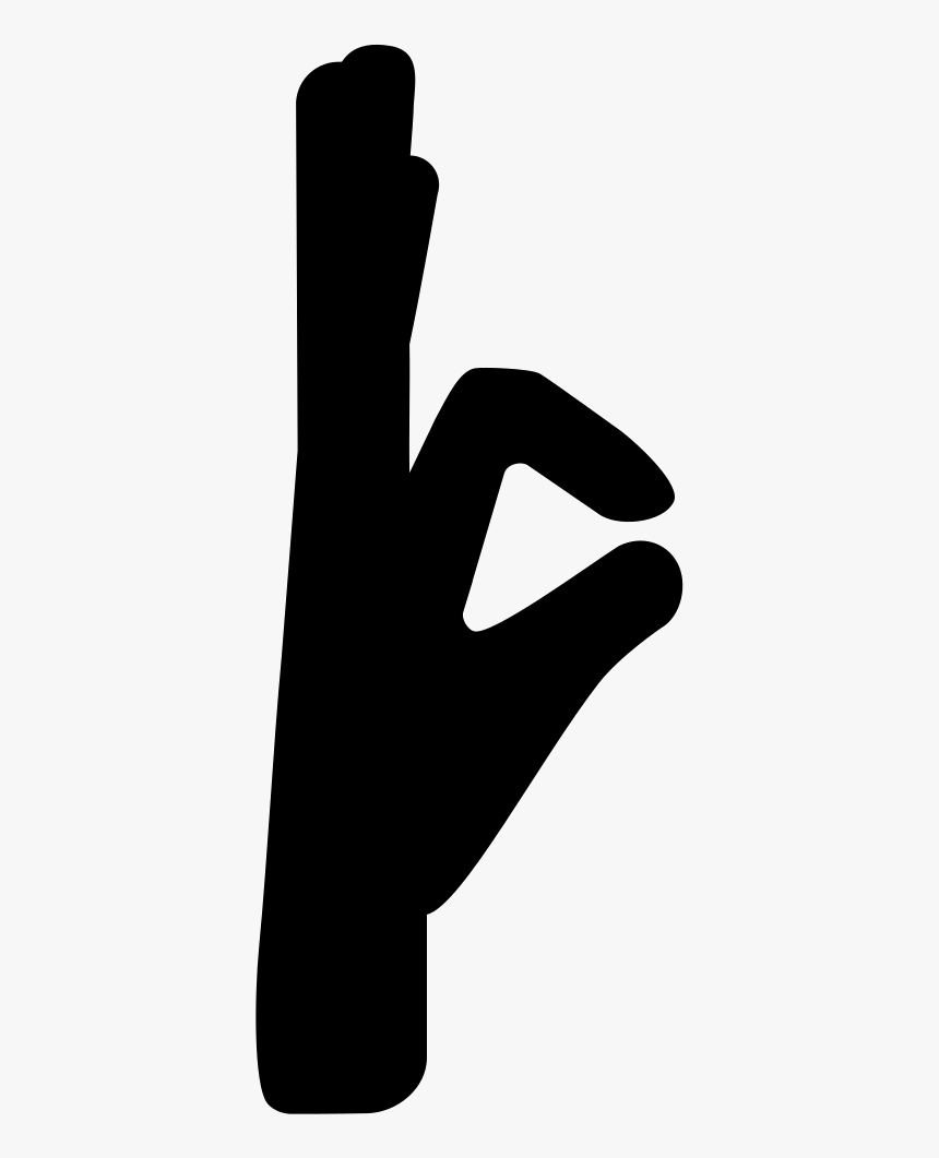 Clip Art Side View Of Hand - Sign, HD Png Download, Free Download