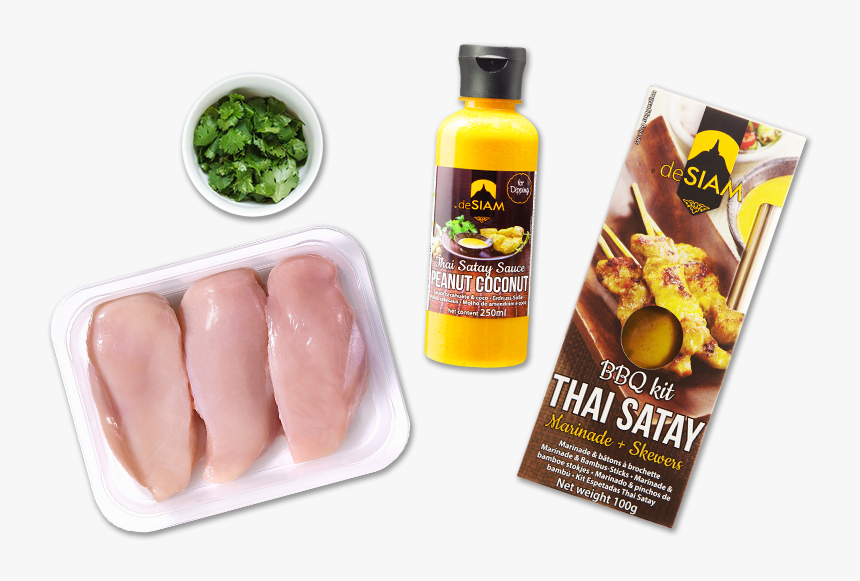 Desiam Thai Satay Chicken Bbq Cooking Set 100gms , - Natural Foods, HD Png Download, Free Download