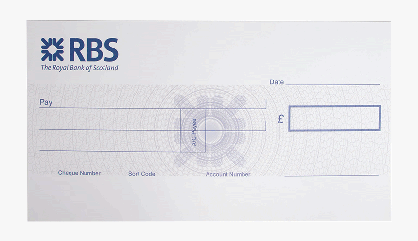 Rbsr14015 Rbs 354 - Rbs Cheques, HD Png Download, Free Download