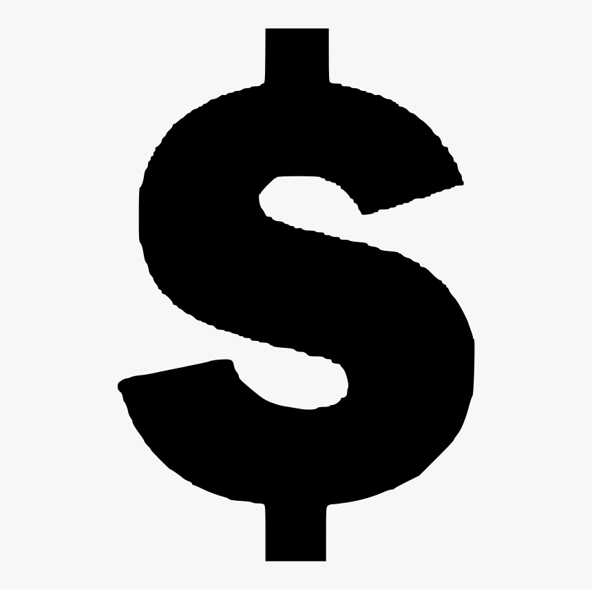 Dollar Sign Clip Art At Vector Clip Art 2 Image - Black Dollar Sign Png, Transparent Png, Free Download