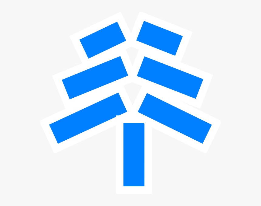 Blue Stick Tree Svg Clip Arts - Graphic Design, HD Png Download, Free Download