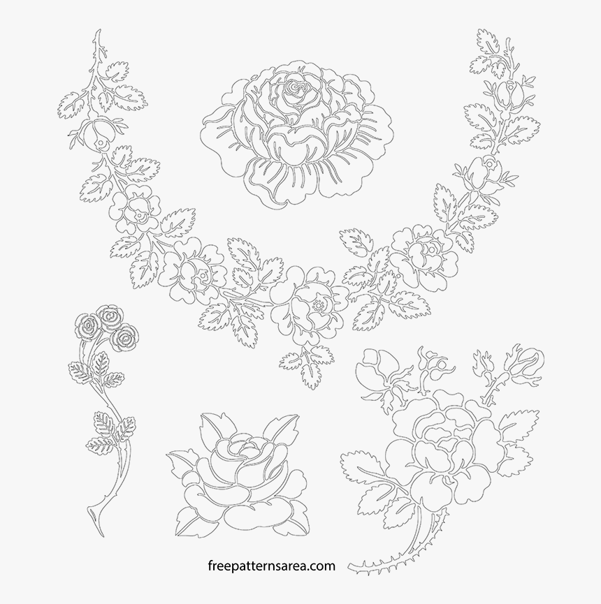 Transparent Flower Outline Png - Mothers Day Coloring Pages, Png Download, Free Download