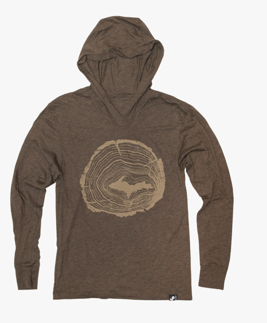 Upper Peninsula Tree Rings Track Hoodie, HD Png Download, Free Download