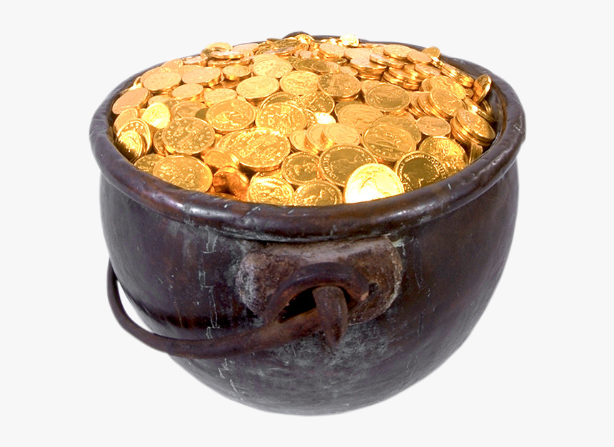 Transparent Pot Of Gold Png - Pot Of Gold Transparent, Png Download, Free Download
