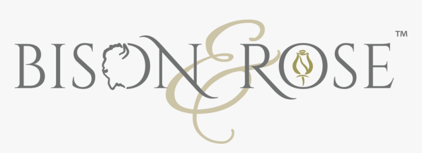 Bison & Rose Logo - Calligraphy, HD Png Download, Free Download