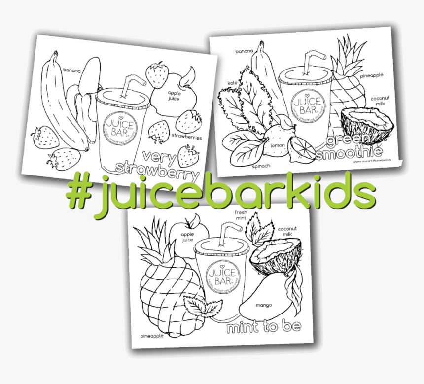 Love Smoothies Coloring Pages, HD Png Download, Free Download
