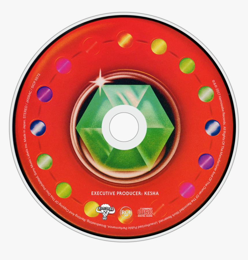 Ke$ha Rainbow Cd Disc Image, HD Png Download, Free Download