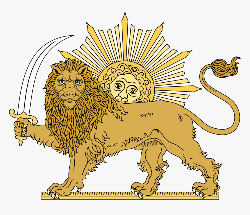 Lion And The Sun - Lion And Sun Persian, HD Png Download, Free Download