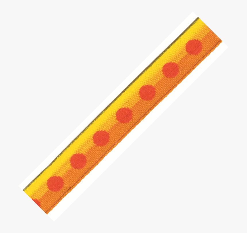 Yellow/orange With Red Dots Woven Dot Ribbon, 3/8 - Pencil Clipart, HD Png Download, Free Download