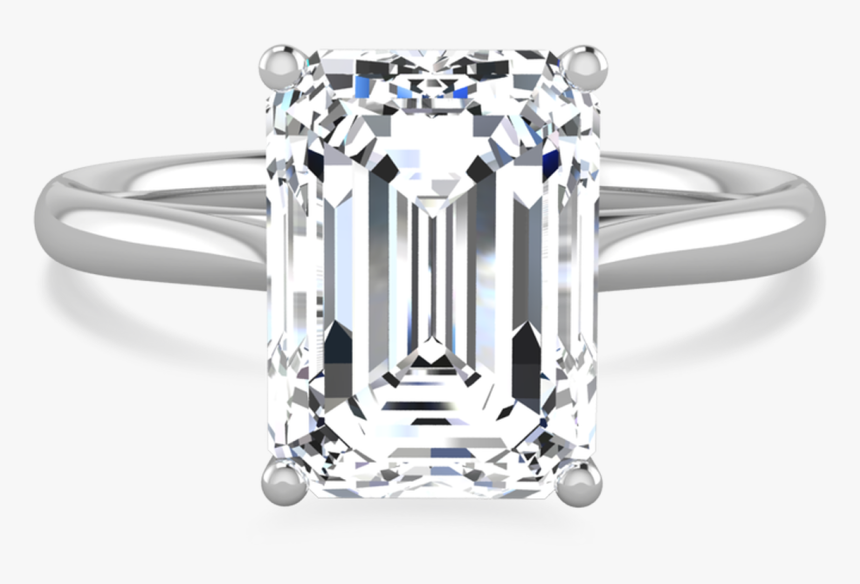 X1https - //cdn3 - Bigcommerce - Com/s Emerald Angle - Emerald Cut Engagement Rings, HD Png Download, Free Download