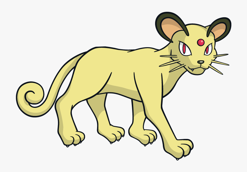 Persian Pokemon Character Vector Art - Persian Pokemon Shiny, HD Png Download, Free Download