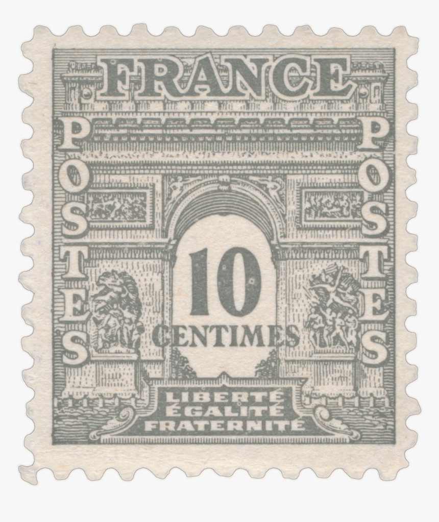 Fr Poste 1944 29 - Timbre Arc De Triomphe, HD Png Download, Free Download