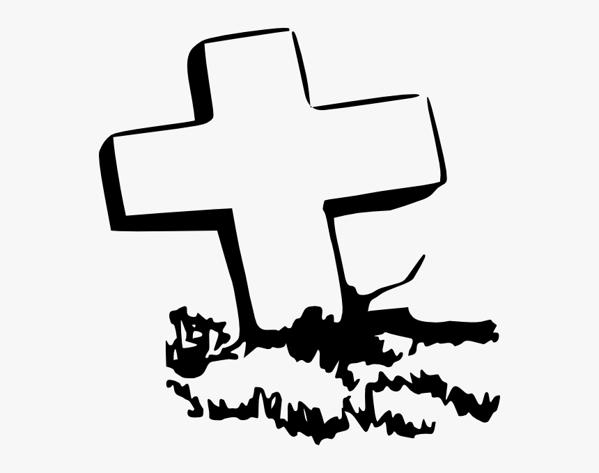 Clipart Of Rip, Grave And Cemetery - Outline Of A Grave, HD Png Download, Free Download