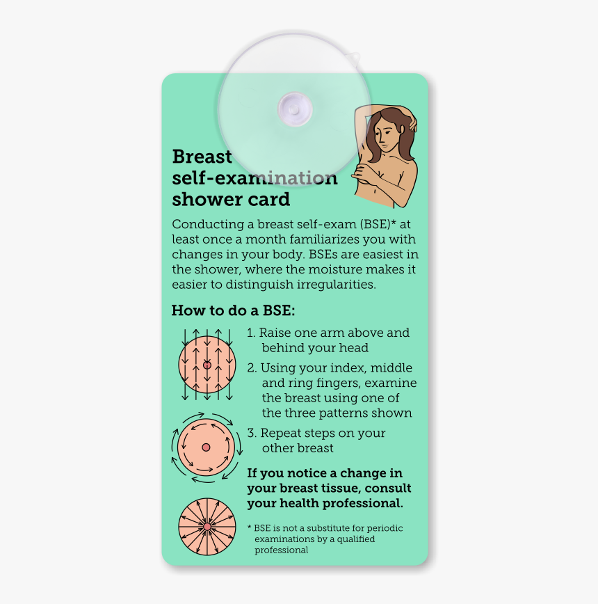 Breast Self Examination Simple, HD Png Download, Free Download