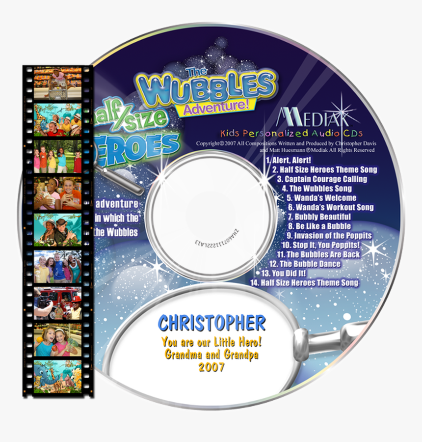 The Wubbles Adventure Personalized Kids Music Dvd - Cd, HD Png Download, Free Download
