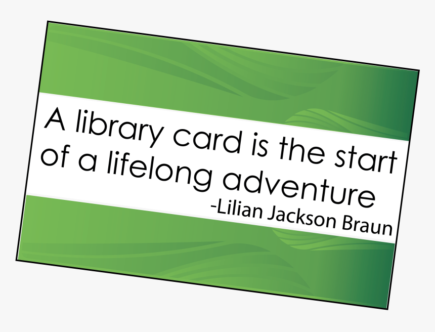 Library Card Clip Art Free, HD Png Download, Free Download