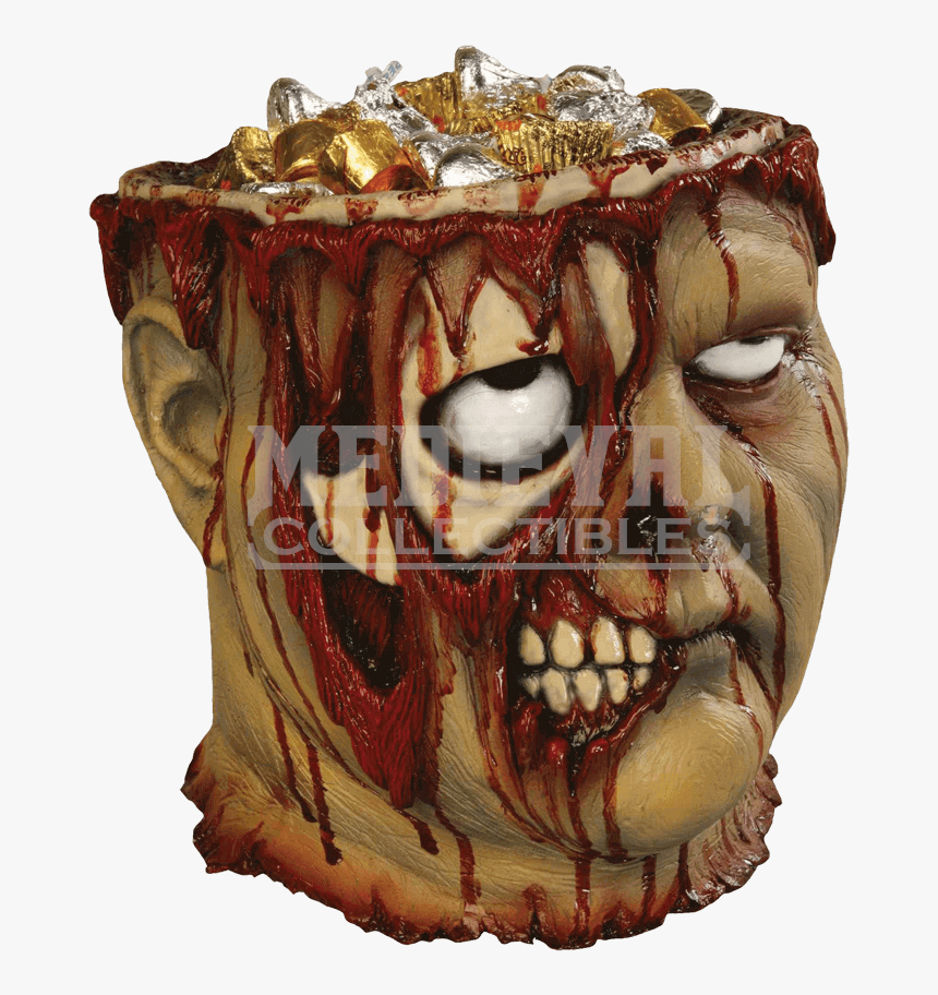 Transparent Bloody Mouth Png - Scary Halloween Candy Bowls, Png Download, Free Download