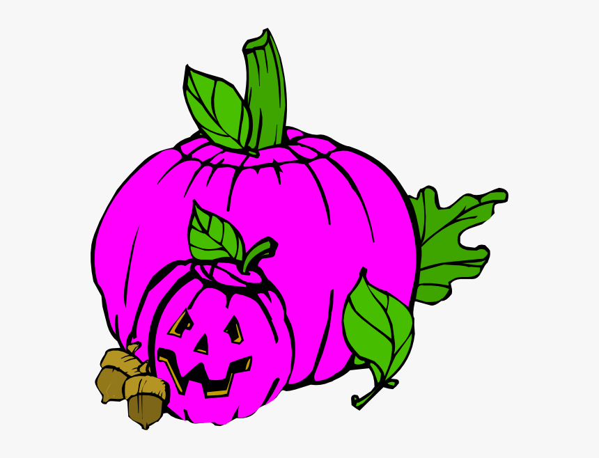 Pink Pumpkin, Dina, Fall Clip Art - Halloween Clipart Pumpkin Patch, HD P.....