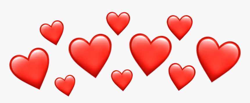 Emoji Emojiiphone Iphone Emojicrown Crown Heartcrown Red Heart Crown Transparent Hd Png Download Kindpng