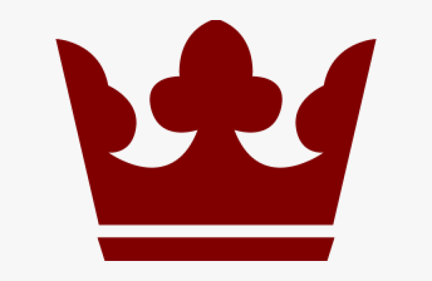 Maroon Clipart Red Crown - Crown Maroon Color, HD Png Download, Free Download