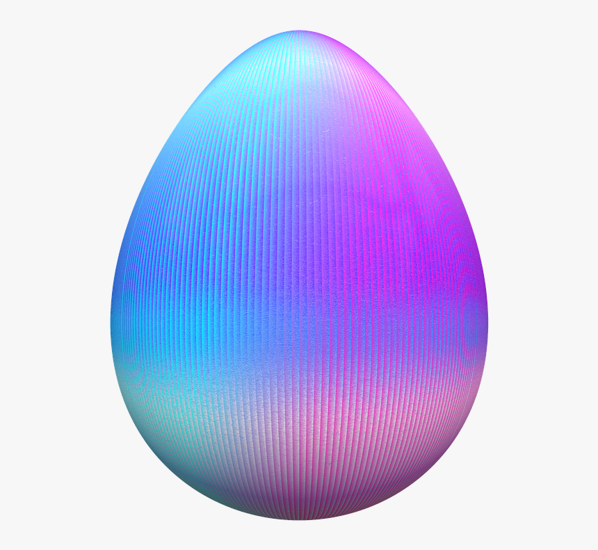 Purple And Blue Easter Egg Clipart, HD Png Download, Free Download