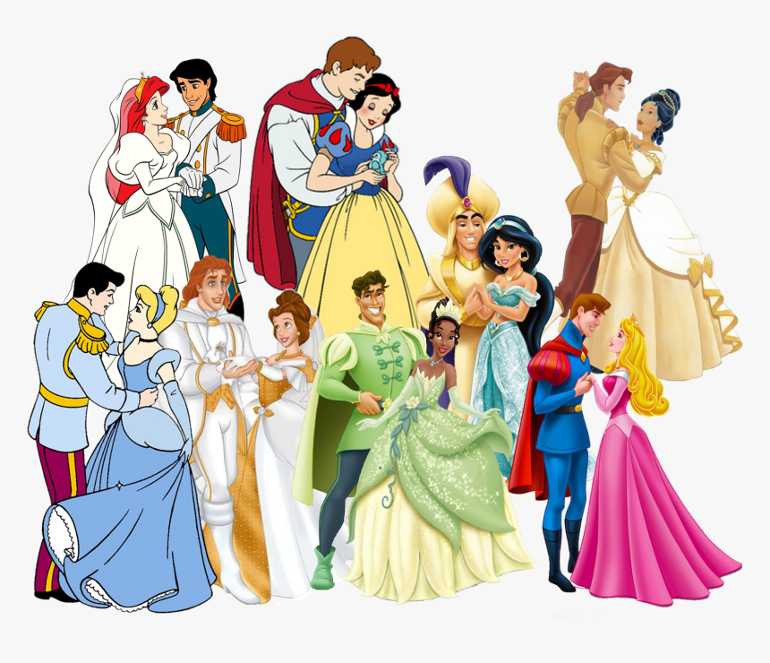 Principes E Princesas Da Disney, HD Png Download, Free Download