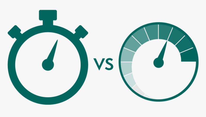 Quick Vs Fast 2 - Simple Stopwatch Vector, HD Png Download, Free Download