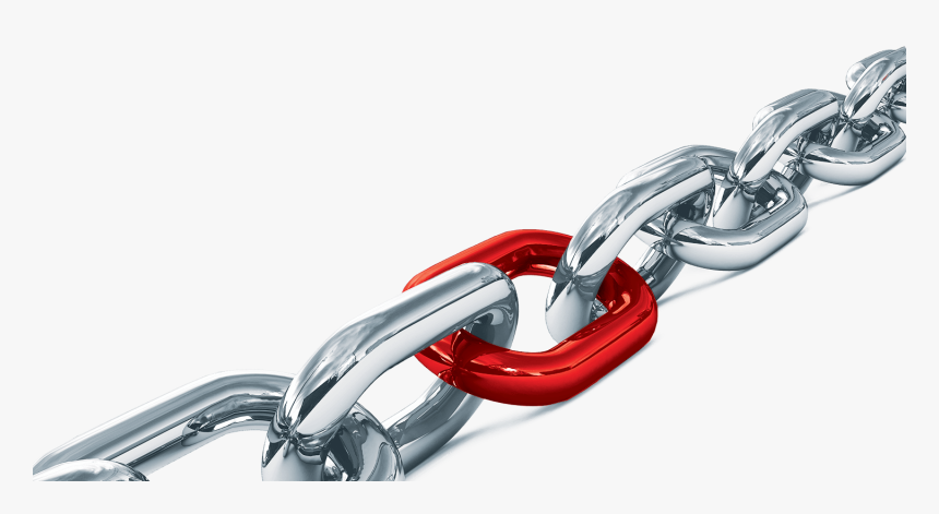 Transparent Chain Links Png - Chain With Red Links, Png Download, Free Download