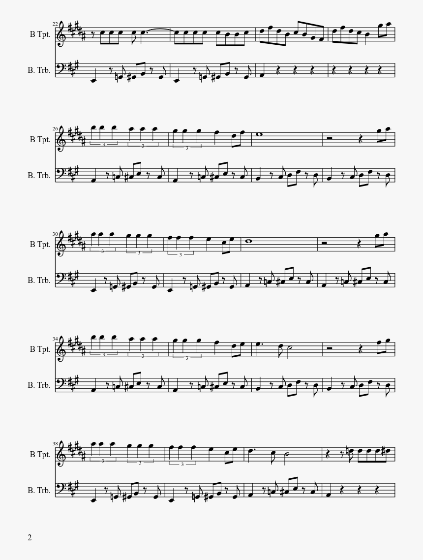 Five Nights At Freddy's Partitura, HD Png Download, Free Download