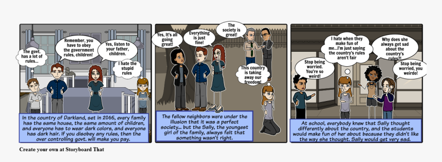 Examples Of Third Person Comic Strips, HD Png Download, Free Download