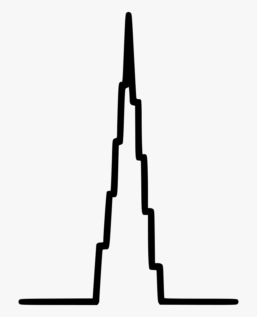 Dubai Tower - Burj Khalifa Clip Art Black And White, HD Png Download, Free Download