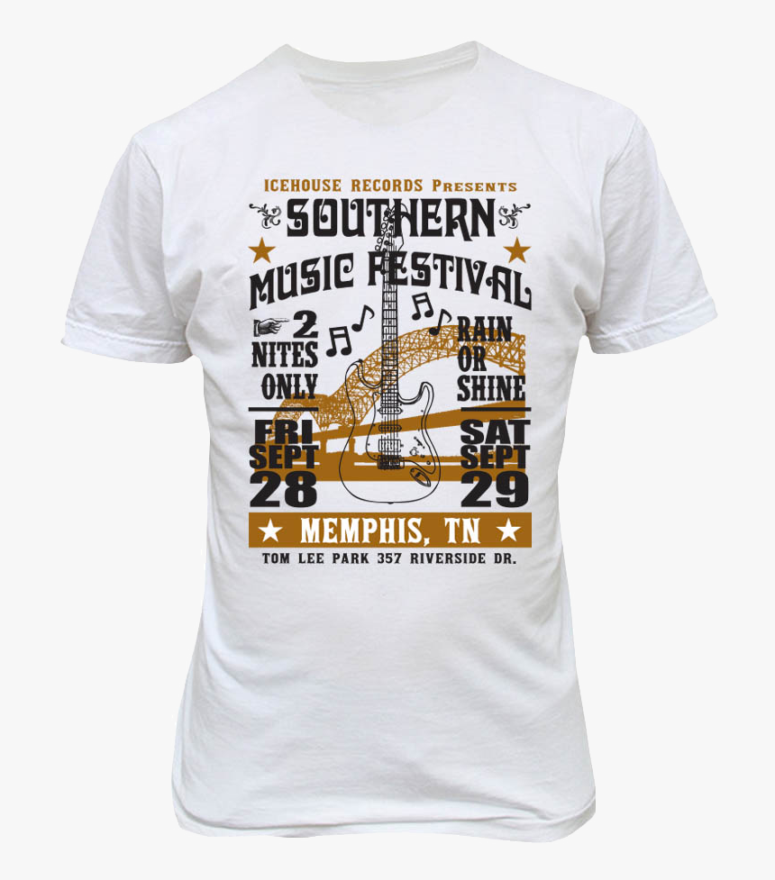 Southern Music Festival T-shirt - เสื้อ ช่วย น้ำ ท่วม, HD Png Download, Free Download