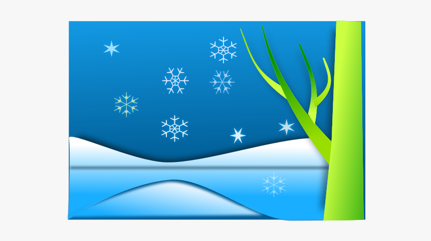 Winter Landscape Vector - Vyjmenovane Slova Po P Chytaky, HD Png Download, Free Download