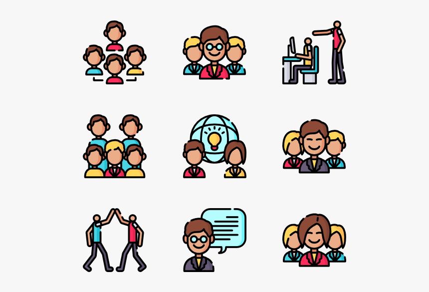 People,cartoon,social Group,facial Expression,clip - Cartoon, HD Png Download, Free Download