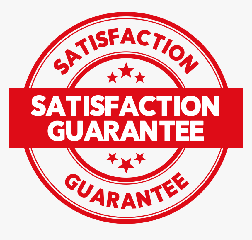 Round Satisfaction Guarantee Stamp Psd - Circle, HD Png Download, Free Download