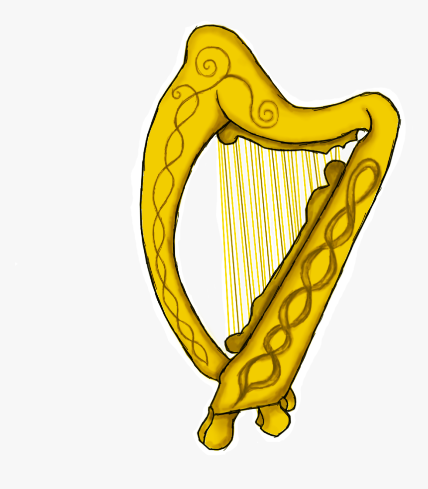 Harp Of Ireland Png , Transparent Cartoons - Irish Transparent Background Harp, Png Download, Free Download