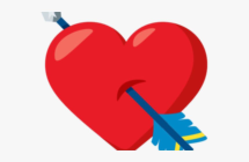 Heart With Arrow - Emojis Corazon Con Flecha, HD Png Download, Free Download