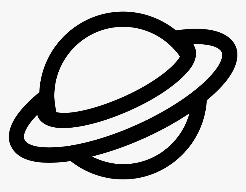 Planet Icon Free Download - White Planet Icon Png, Transparent Png, Free Download
