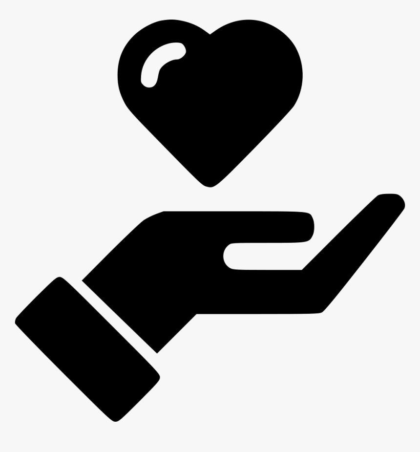 Hand Streched Heart - Hand Money Icon Png, Transparent Png, Free Download