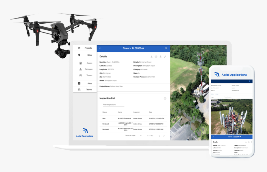 Drone Inspection Software, HD Png Download, Free Download