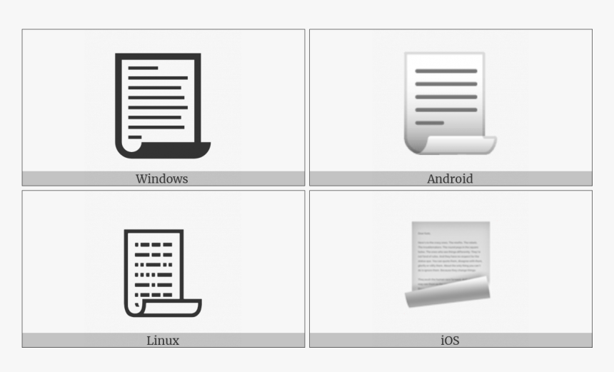 Page With Curl On Various Operating Systems - Computer Monitor, HD Png Download, Free Download