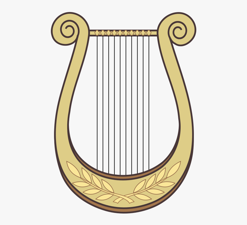 Hand Harp Clipart - Lyre Clipart, HD Png Download, Free Download