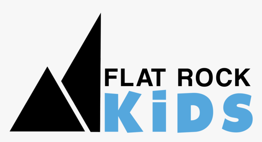 Flat Rock Kids D1 1 White Background - Triangle, HD Png Download, Free Download