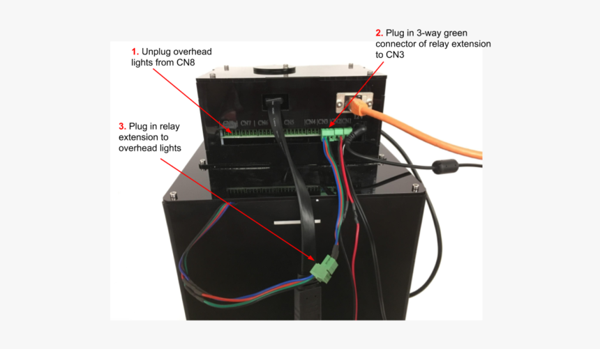 Relay2 Extension For Overhead Lights - Wire, HD Png Download, Free Download