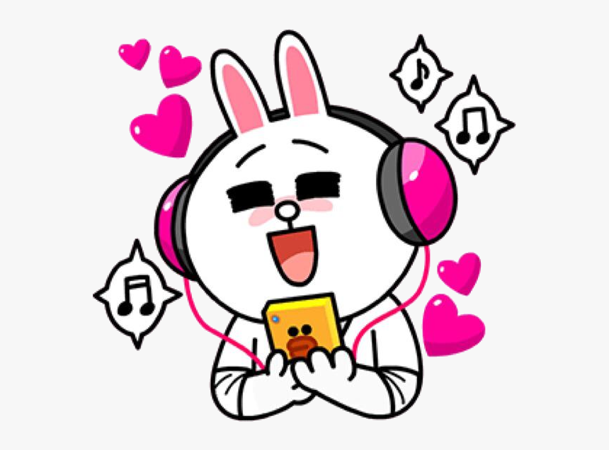 Cony Line Friends Sing, HD Png Download, Free Download