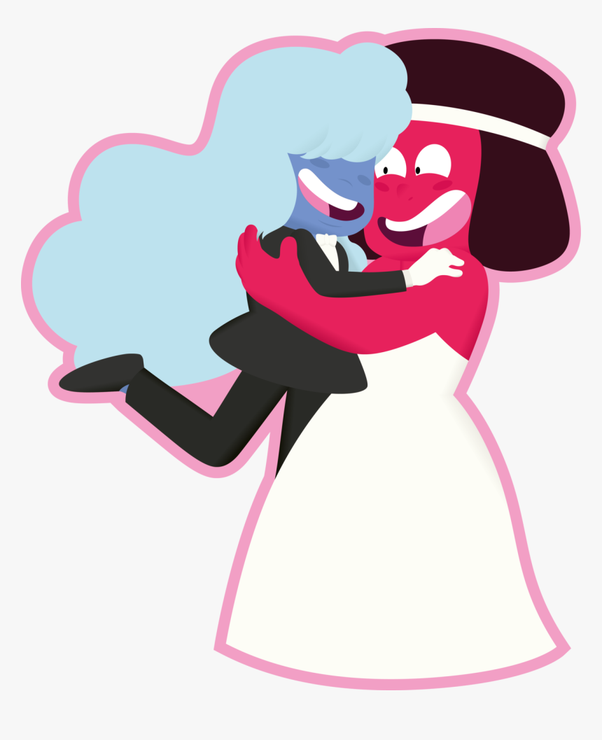 Steven Universe Wedding Ruby And Sapphire, HD Png Download, Free Download