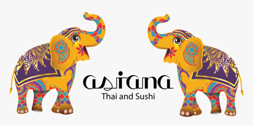 Cropped Logo Asiana - Transparent Thai Elephant Png, Png Download, Free Download