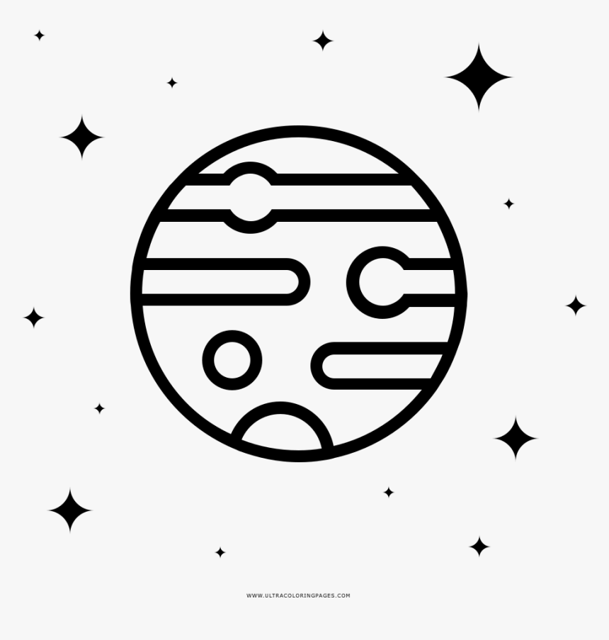 Planet Coloring Page - Grill And Chill Png, Transparent Png, Free Download