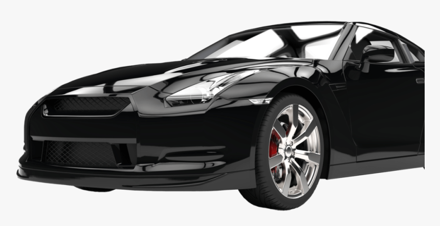 Black Car - Sports Car Detailing Png, Transparent Png, Free Download